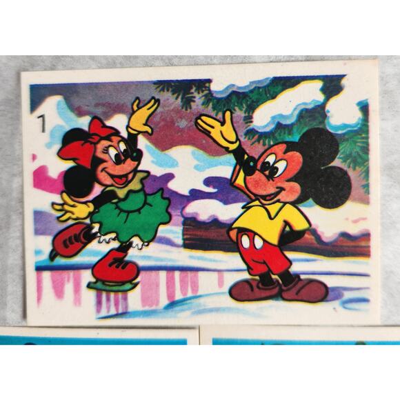 1981 Vintage Cartoon Cards 2 1/8 x 2 7/8  Lot Of 3 From Spain New Other - Picture 2 of 5